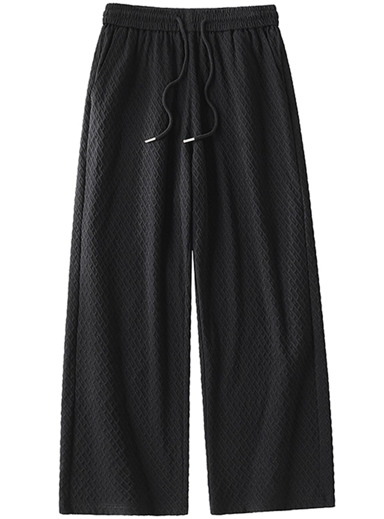 Black - Tessera Straight Leg Sweatpants