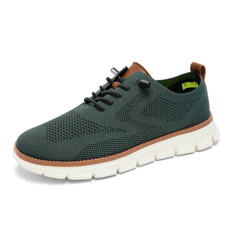 Dark Green - Comfort Plus - Supportive Walking Shoes
